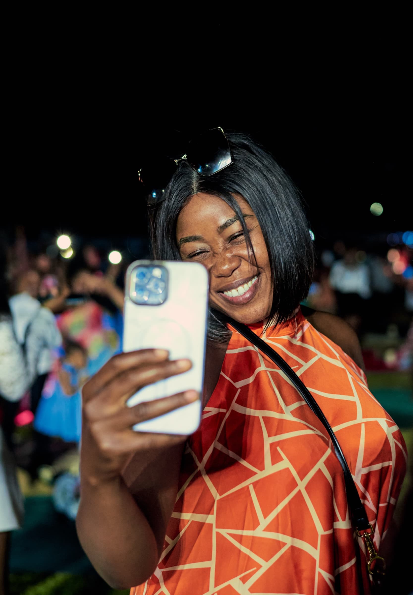 Guest taking a selfie
